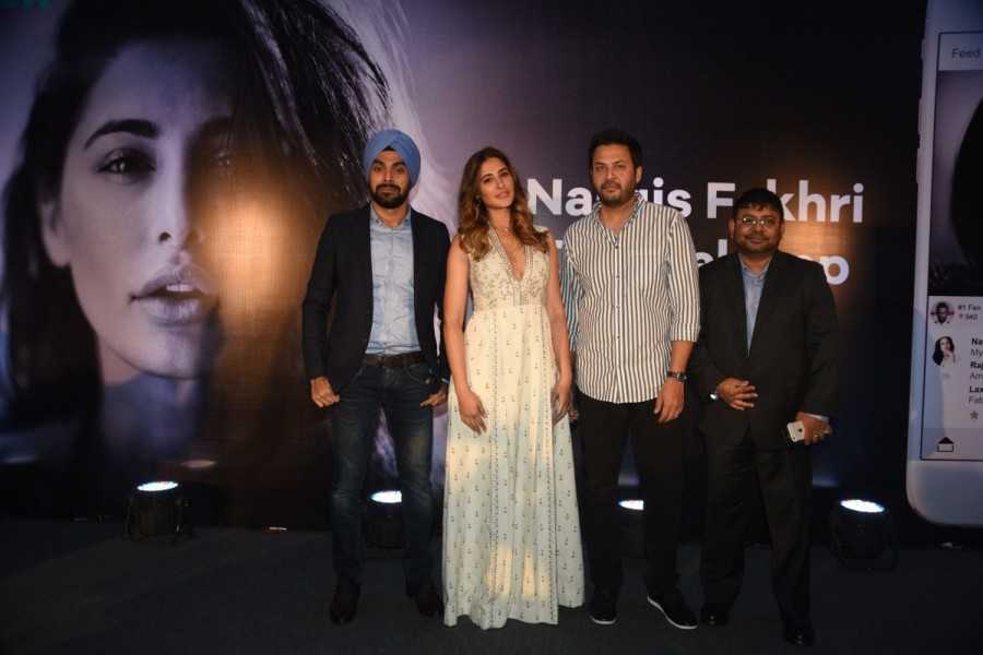 Nargis Fakhri launches her official mobile App.