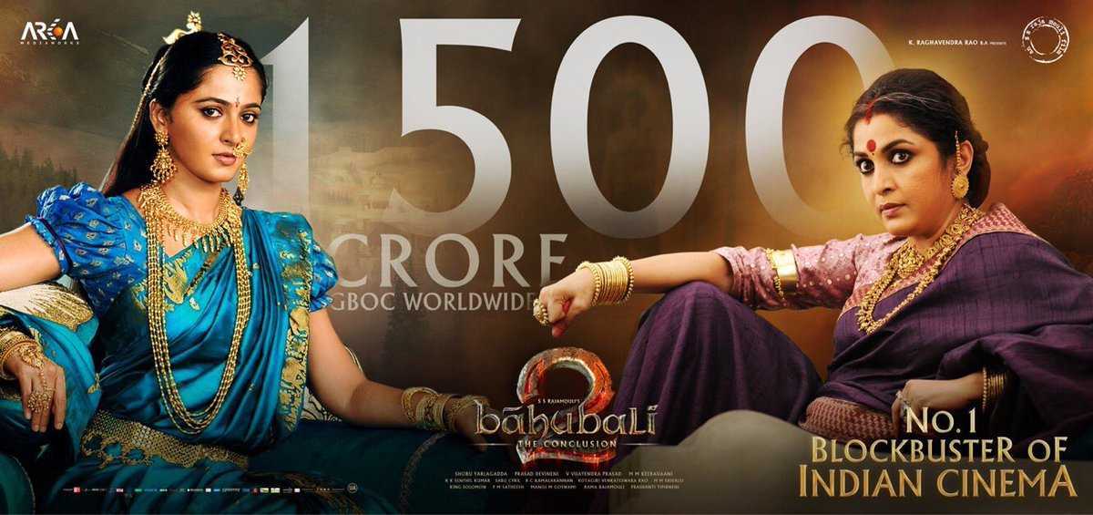Baahubali 2 week 3 box office collection : The film grosses over 1500 crores worldwide