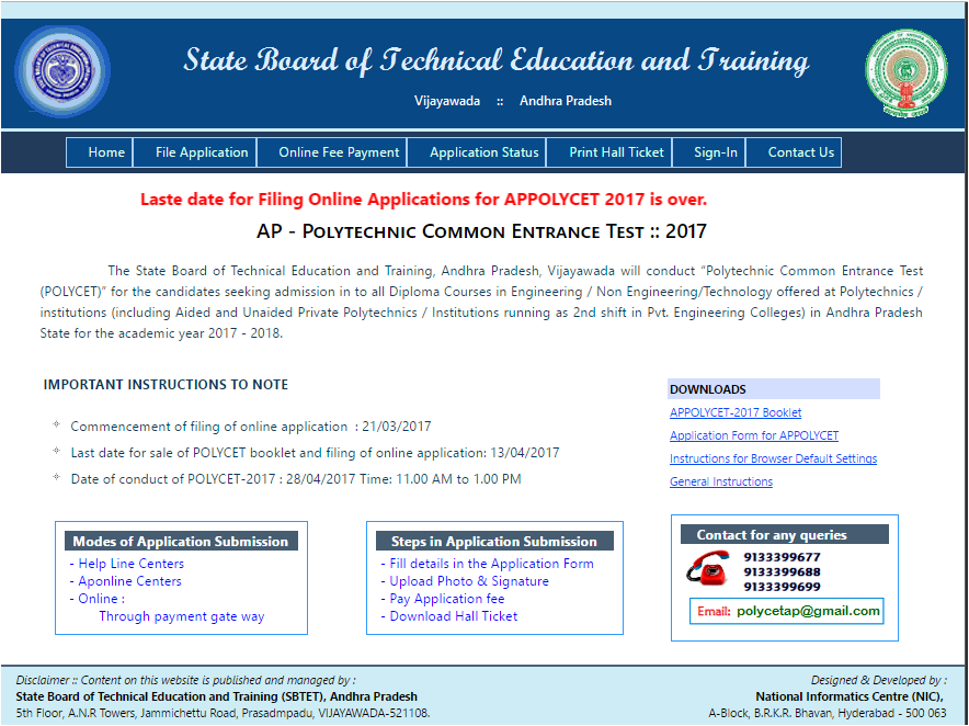 AP POLYCET 2017 RESULTS OUT; Check on polycetap.nic.in