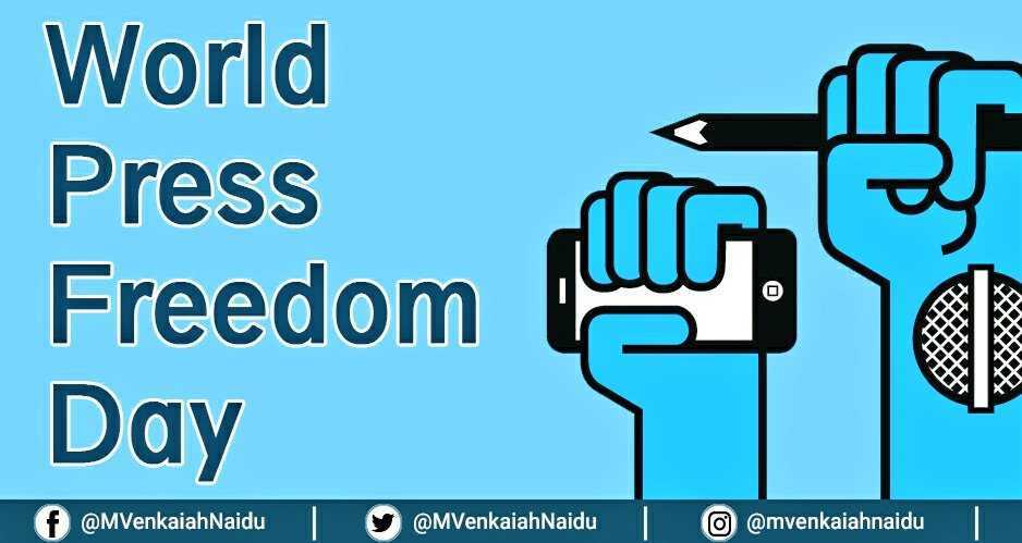 Happy World Press Freedom Day raise awareness and importance of freedom of the Press