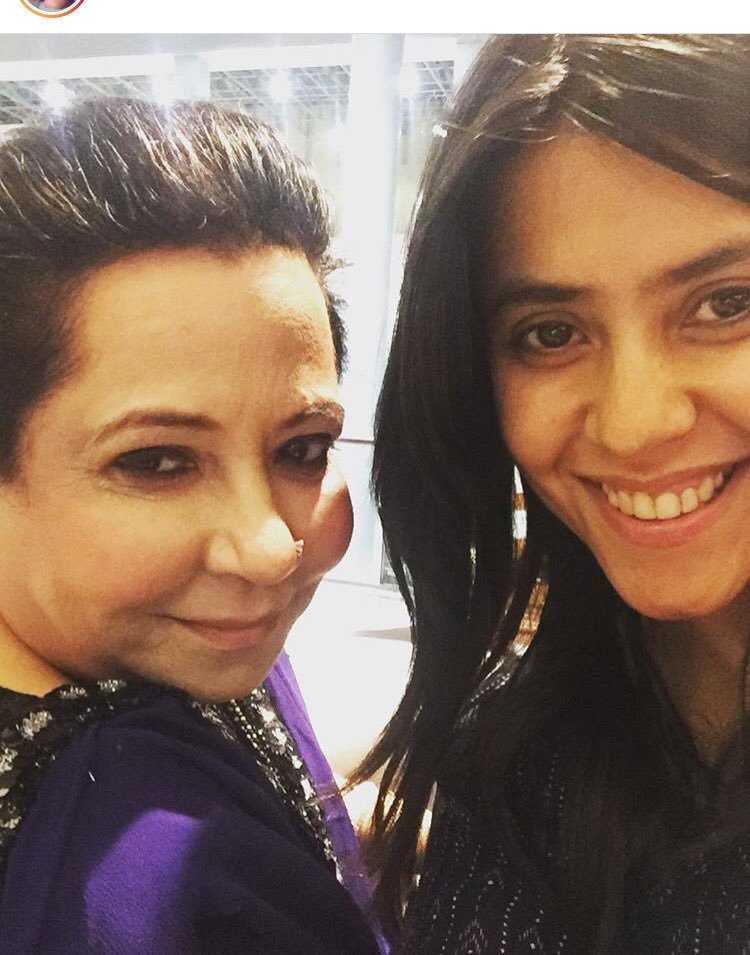Ekta Kapoor With Her Mom