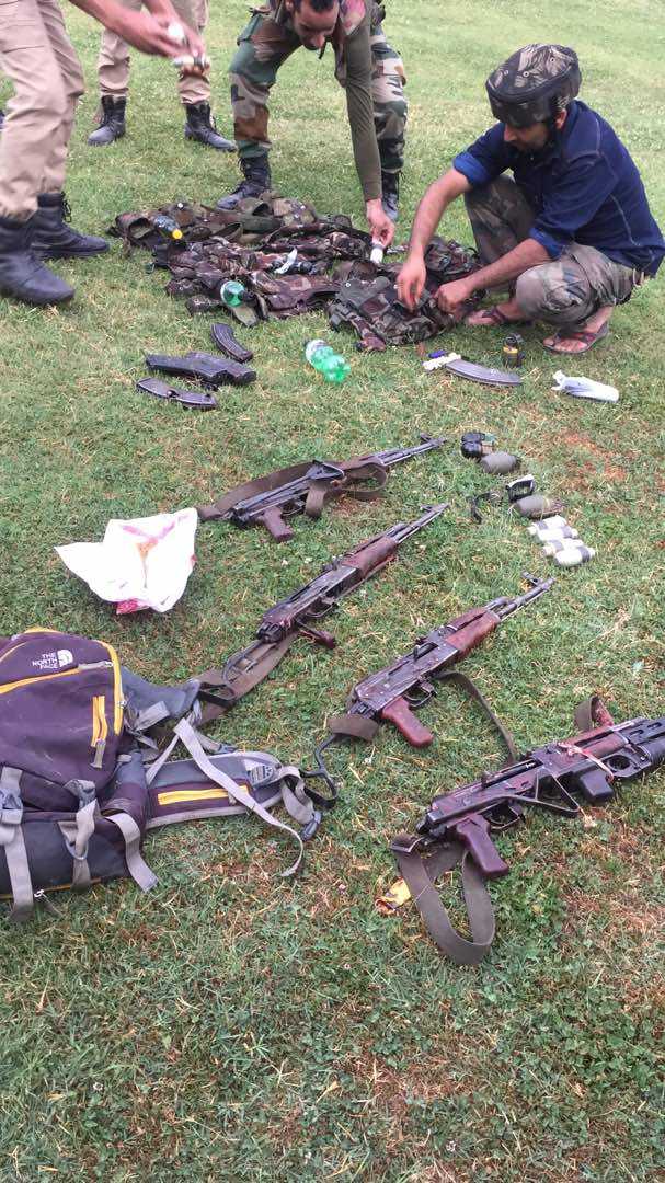 Four Terrorists Killed in Armed Attack at Sumbal in Bandipora