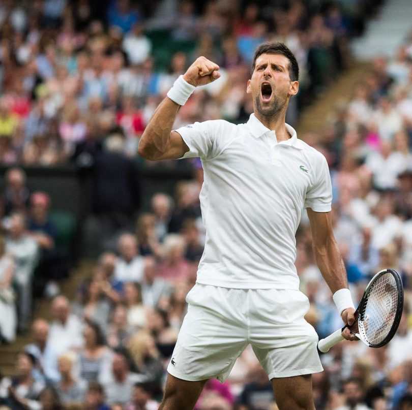 Novak Djokovic Roaring into quarter-finals of Wimbledon 2017 but frustrated on referee