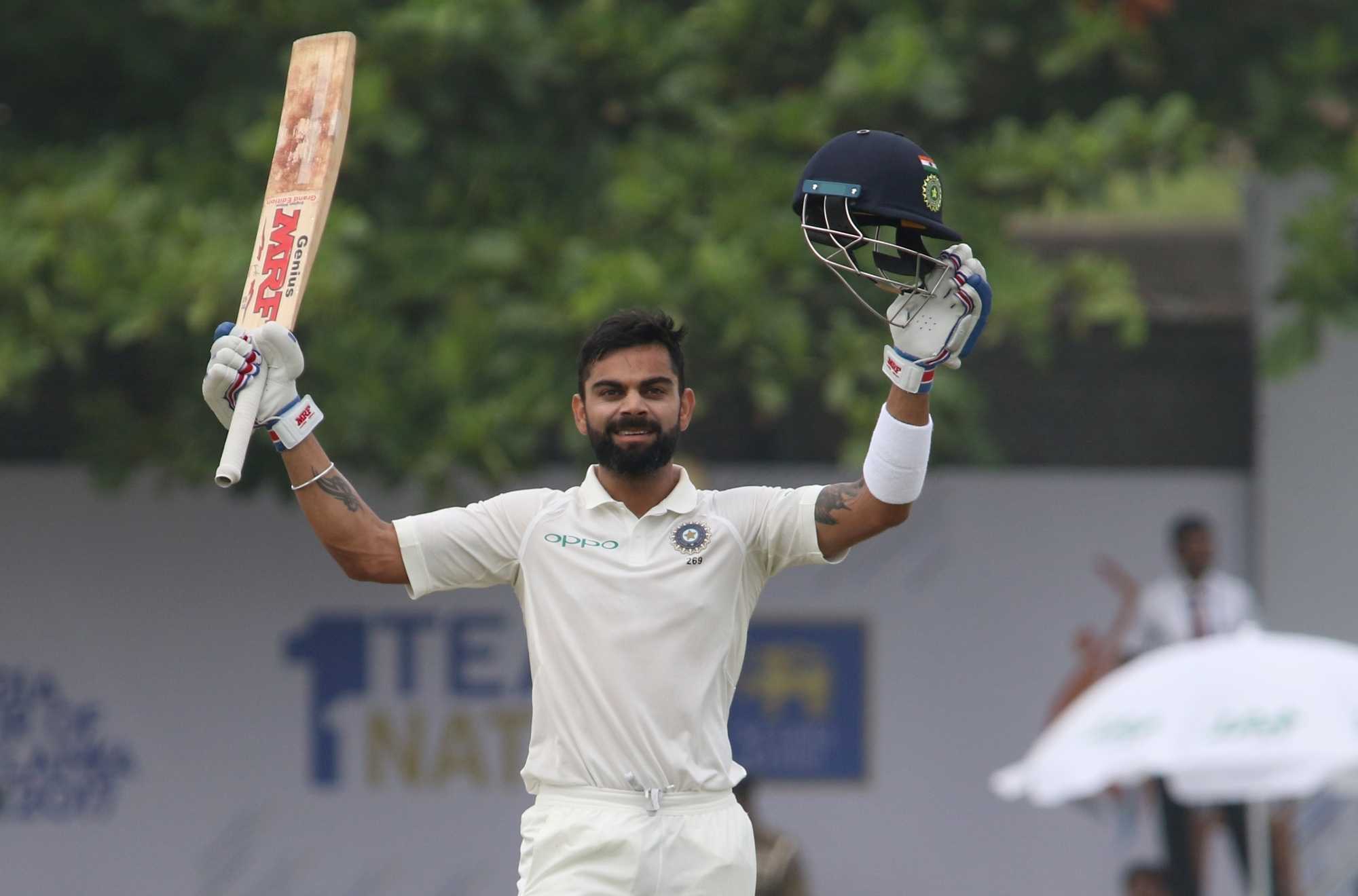 Virat Kohli smashes 17th Test century as India is about to win the first Test match