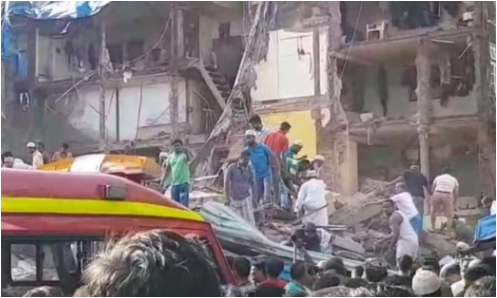 Mumbai Building Collapse: Over 20 people trapped in Three-Storey building debris