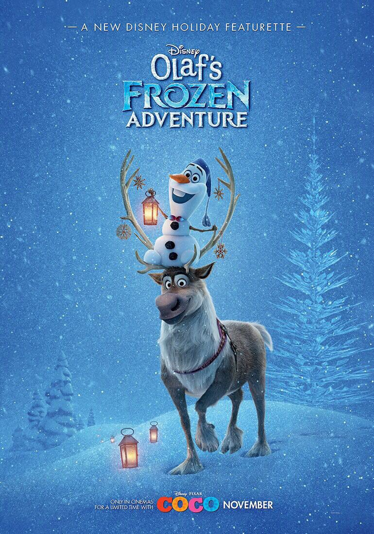 Olaf’s Frozen Adventure: Poster, trailer, cast of the film