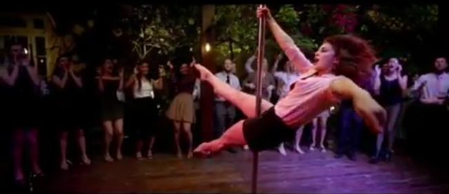 Jacqueline Fernandez flaunts her pole dance skills