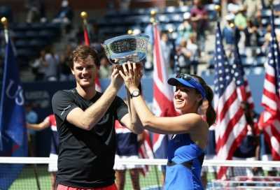 Murray, Hingis win mixed doubles title at US Open