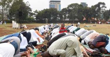 Eid al-Adha celebration in Nairobi, capital of Kenya, Sept.