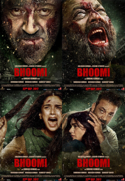 Bhoomi movie posters featuring Sanjay Dutt grabbed million eye-balls