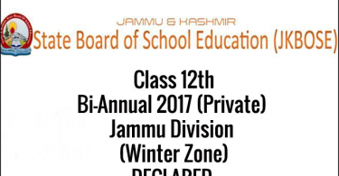 JKBSE results of 10th and 12th 2017 declared on jkbose.co.in