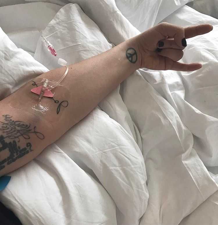 Lady Gaga is hospitalised shares pictures on Instagram