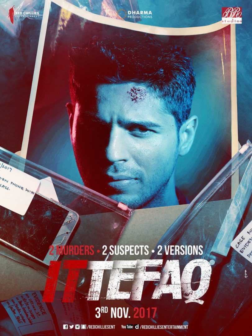 Ittefaq, Sidharth Malhotra and Sonakshi Sinha smoulder in first look posters