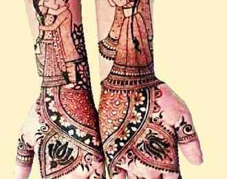 Karwa Chauth latest Mehndi Design photos for hands and foot