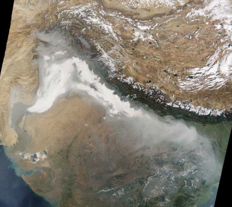 NASA Releases Smog Images of Delhi, Haryana, Punjab and Pakistan