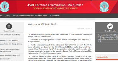 JEE Mains 2018 application form, eligibility, exam dates and syllabus available at jeemain.nic.in