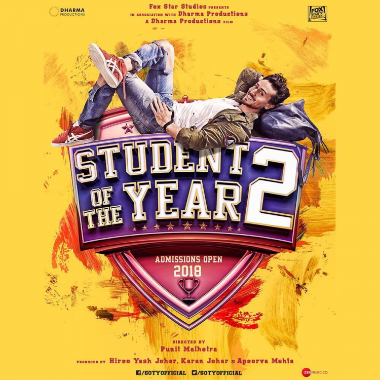 Student Of The Year 2 presenting by Karan Johar starring Tiger Shroff; Poster is out