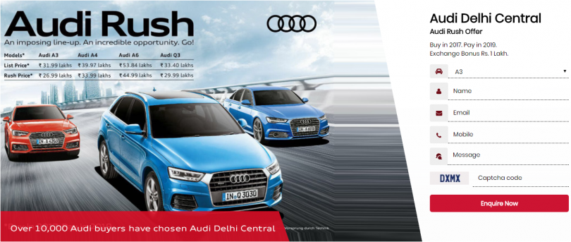 Audi India Offers: Discount up to Rs 8.85 lakh with Buy now Pay in 2019 scheme