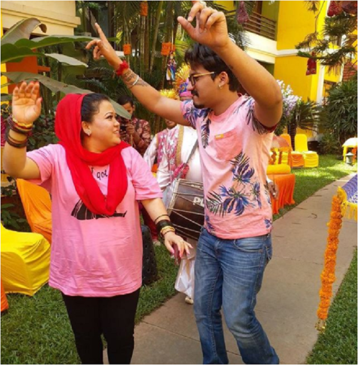 Bharti-Harsh wedding celebrations begin with pool party in Goa