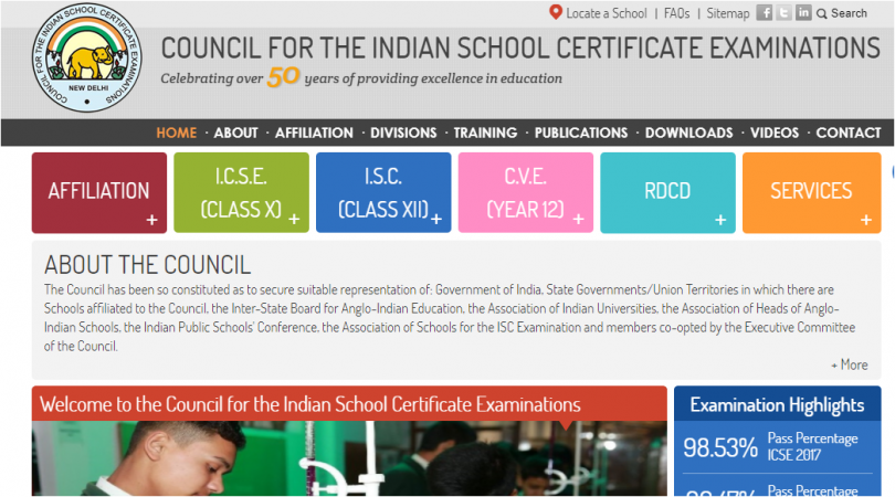 CISCE date sheet 2018 for ICSE and ISC exams available at cisce.org; Download now
