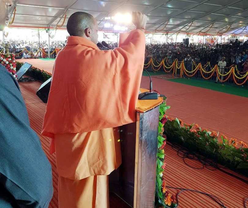 Yogi Adityanath visits Bengaluru to conduct BJP rally ahead of Karnataka elections