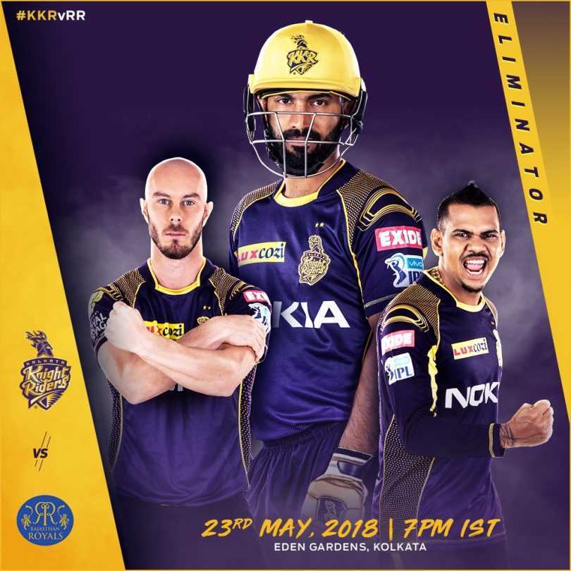 KKR vs RR IPL 2018 Eliminator; Probable XI and Match Preview