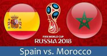FIFA World Cup 2018; Knockout game for Spain and Portugal