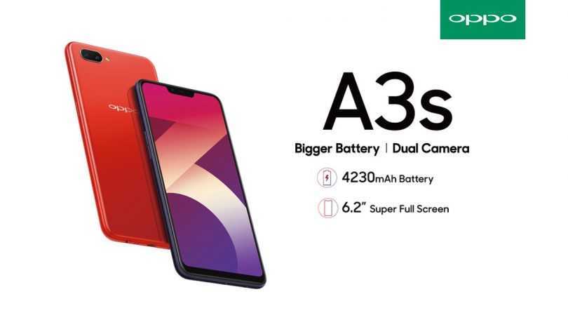 OPPO A3S Full Specifications, Features and Price in India
