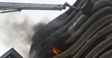 Fire breaks out at Parel Crystal Apartment, Residents in top floor rescued