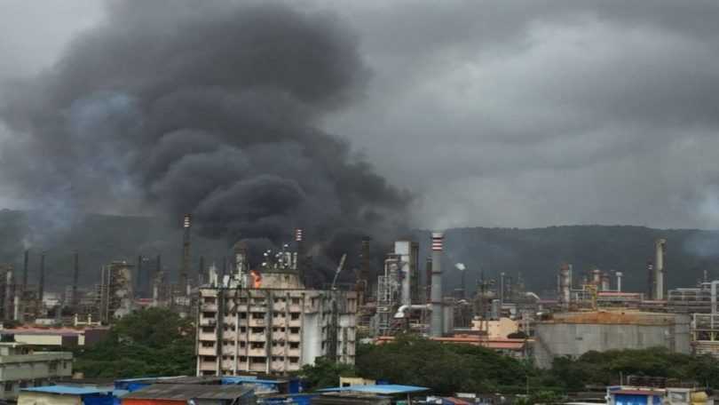 Massive Blast in BPCL Power Plant in Chembur at Mumbai