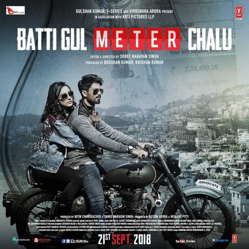Batti Gul Meter Chalu Movie Trailer first look starring Shahid Kapoor and Shraddha Kapoor