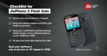 JioPhone2 Flash sale, Online Booking at Rs 2,999, Click here to check