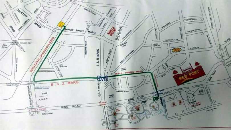 Delhi Route Plan and Diversion before Atal Bihari Vajpayee Funeral