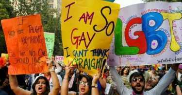 India celebrates gay sex ruling with chocolate, dance and tears