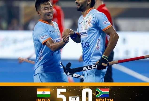 India vs South Africa, Hockey World Cup 2018 highlights: India beat South Africa by 5-0